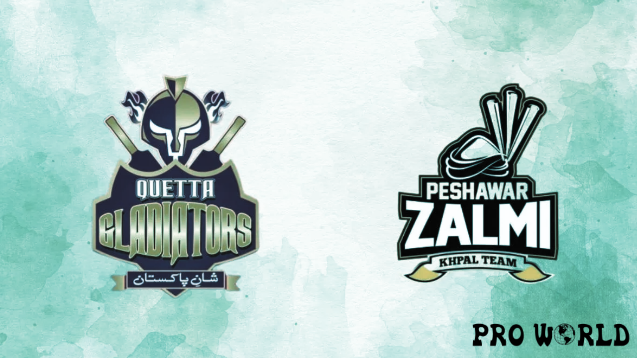 Peshawar Zalmi vs Quetta Gladiators